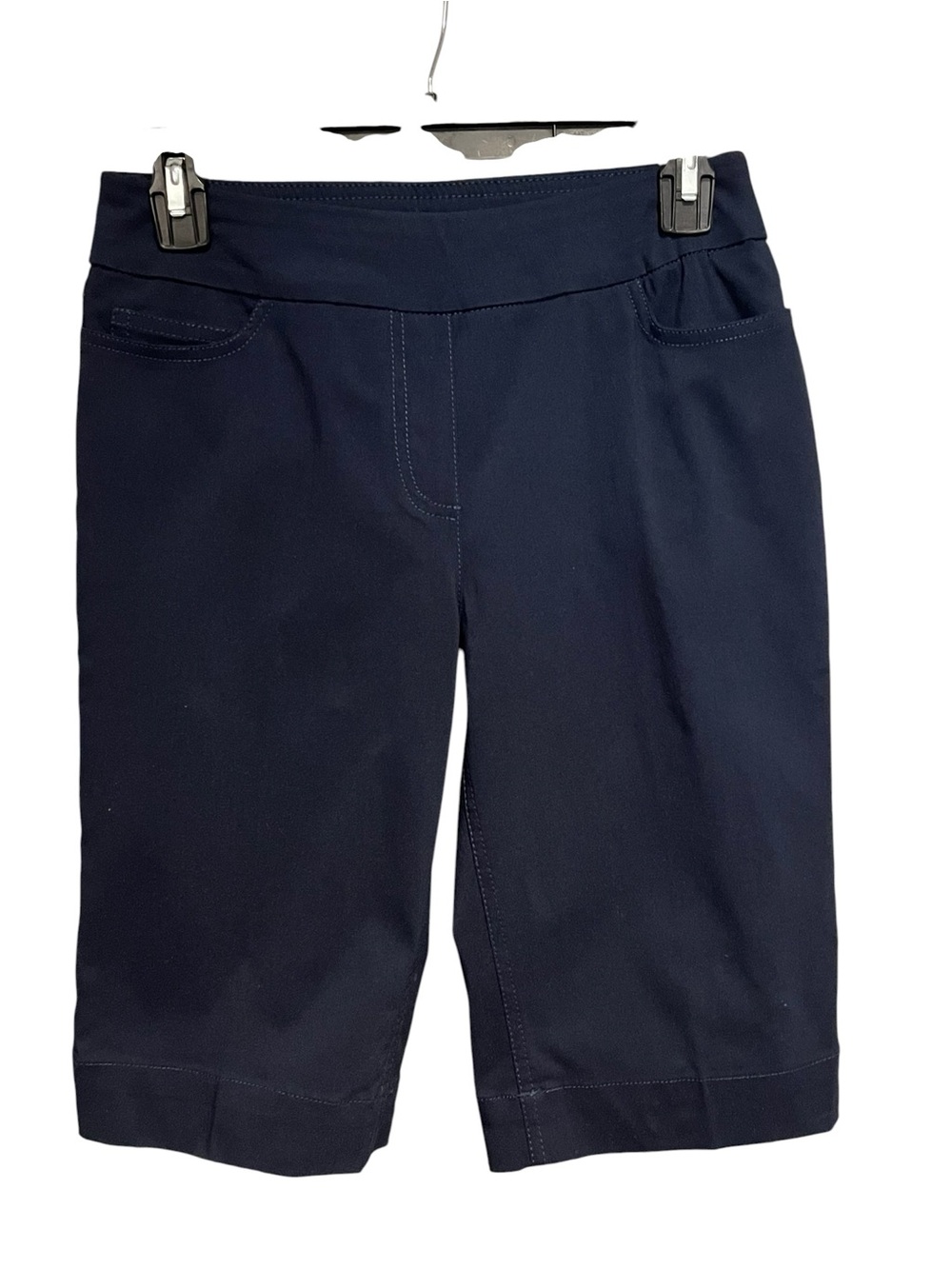 SlimSation Size XS Navy Women's Bermuda Shorts